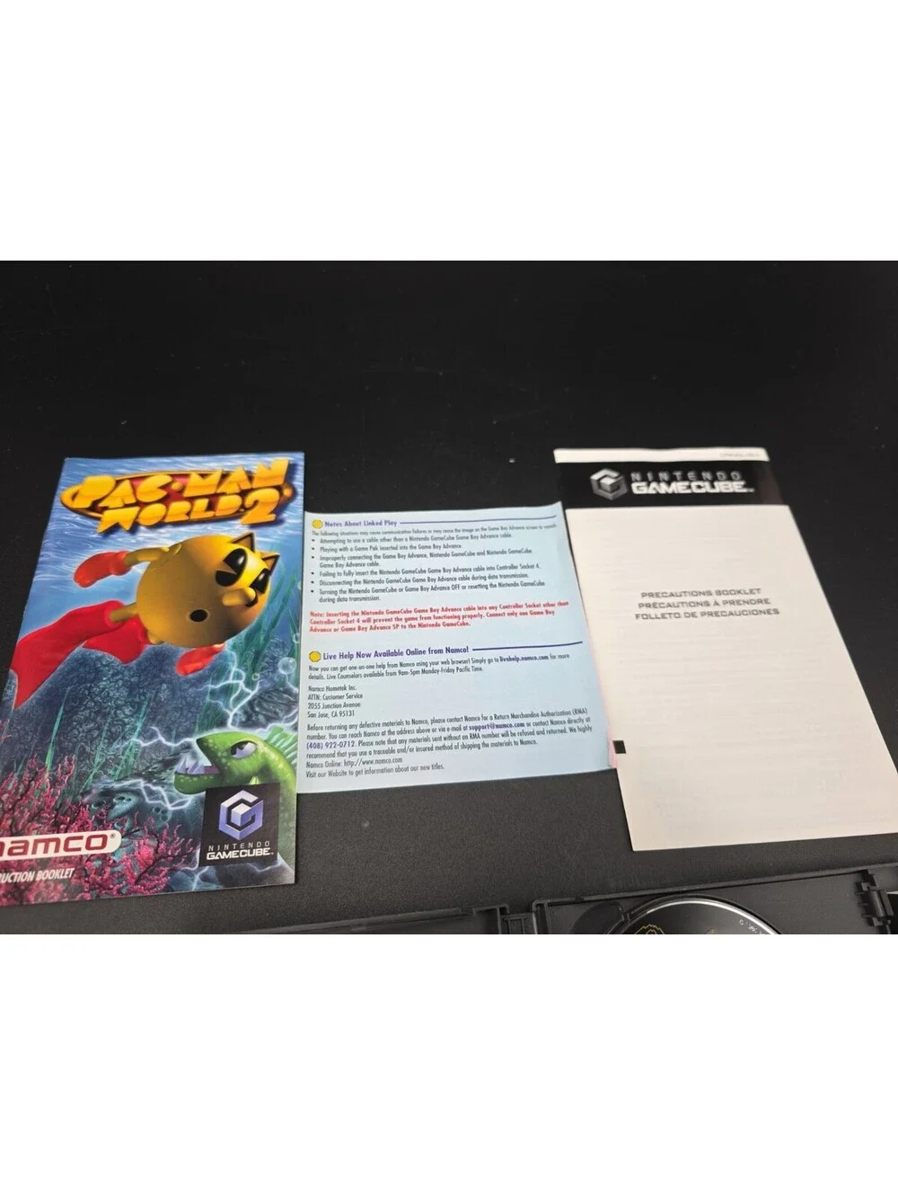 Pac-Man vs./Pac-Man World 2 Complete CIB Nintendo GameCube TESTED & WORKING